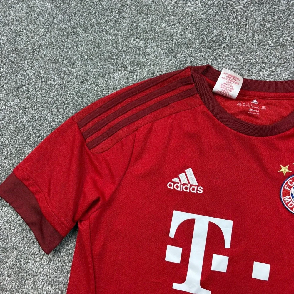 Adidas Bayern Munich Shirt Jersey Youth‎ XL Red 2015-2016 Climacool